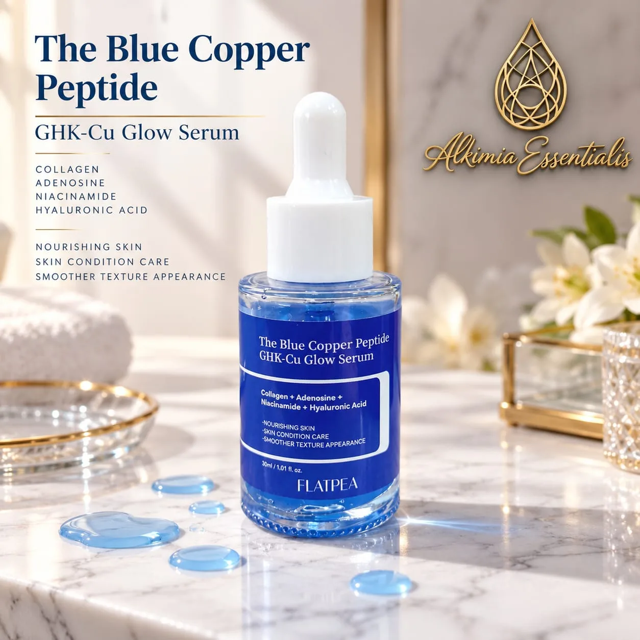 The Blue Copper Peptiden GHK-Cu Glow Serum